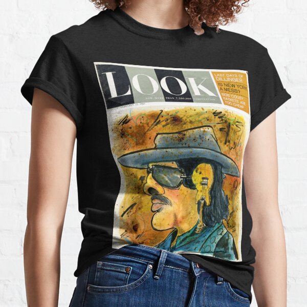 Santana Latin Rock Caricature Fan Art Classic T-Shirt