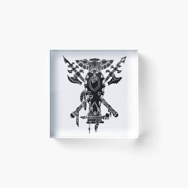 Item preview, Tauren Crest - Black designed and sold by All-Sorts.
