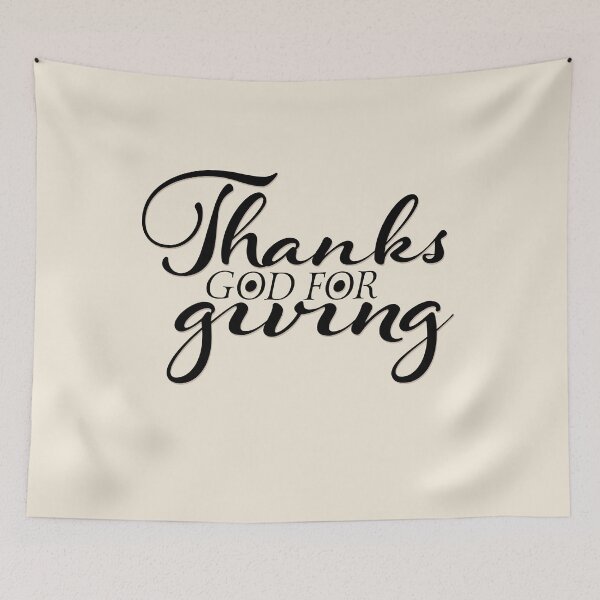 Item preview, Thanks God For Giving Happy Thanksgiving Day Family Gift designed and sold by peter2art.