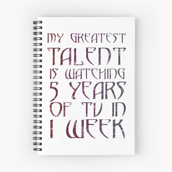 Item preview, My Greatest Talent Is Watching 5 Years Of TV In 1 Week designed and sold by ElasticBlush.