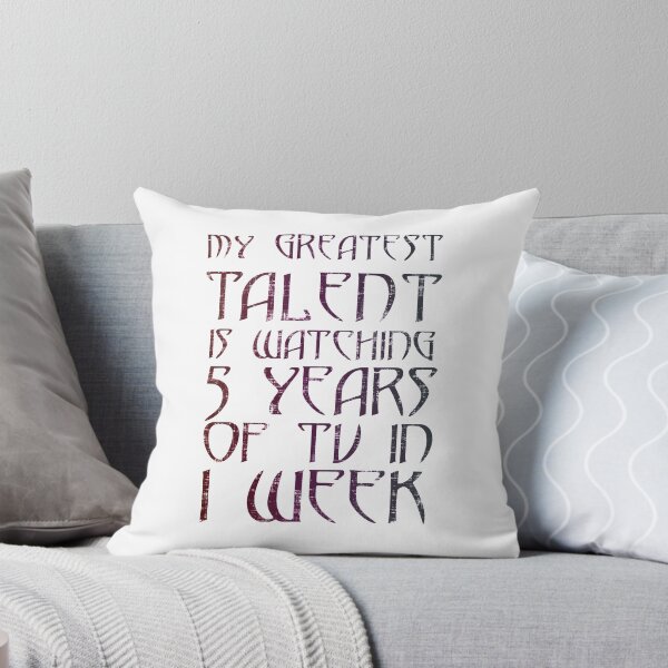 Item preview, My Greatest Talent Is Watching 5 Years Of TV In 1 Week designed and sold by ElasticBlush.