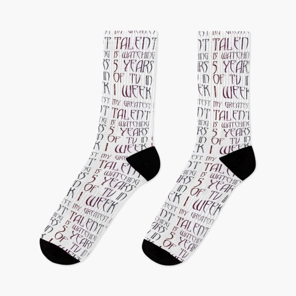 Item preview, My Greatest Talent Is Watching 5 Years Of TV In 1 Week designed and sold by ElasticBlush.