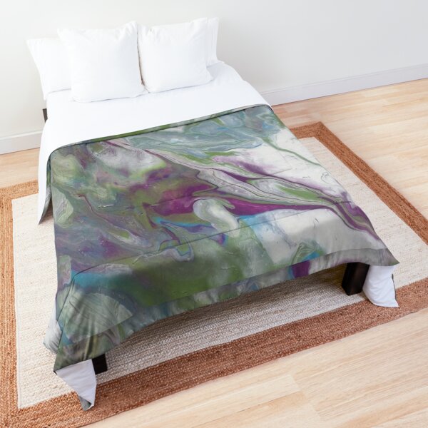 Purple Marble Comforter