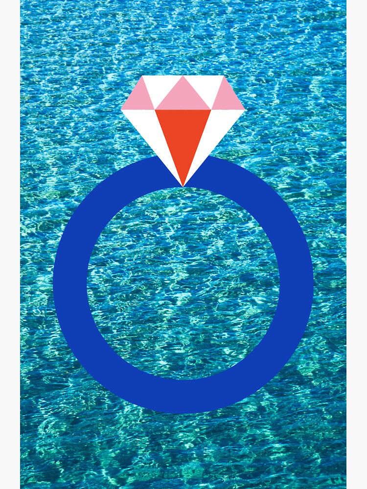 "THE RING" Sticker by Aeliart Redbubble