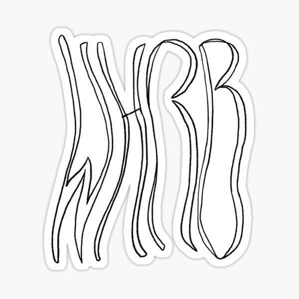 Wavy WHRB Sticker
