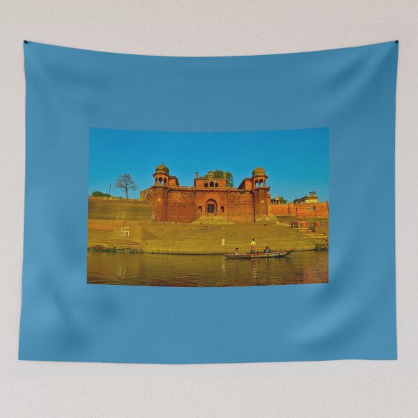 Item preview, Holy Hindu timple on the Ganges   designed and sold by raymona pooler.
