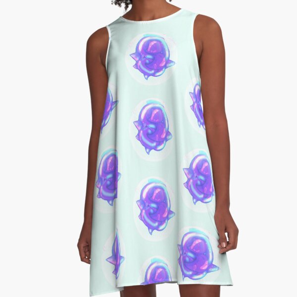 Pastel Butter Ball A-Line Dress