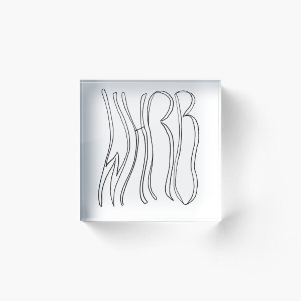 Wavy WHRB Acrylic Block