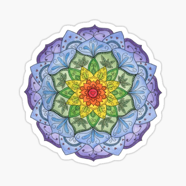 Aperçu de l'œuvre Chakra-Mandala créée et vendue par Kellie Espie Art.