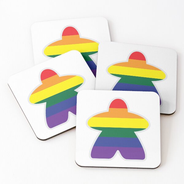 Item preview, LGBTQ Meeple designed and sold by brainthought.