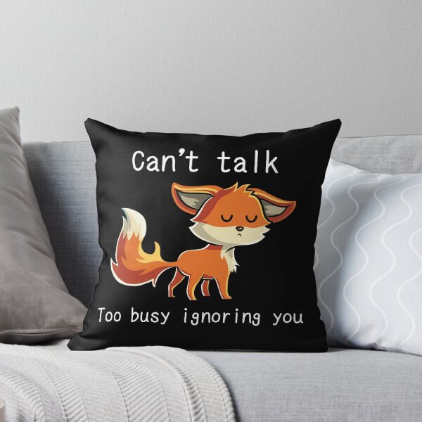 Item preview, Too Busy Ignoring You Fox designed and sold by designeclipse.