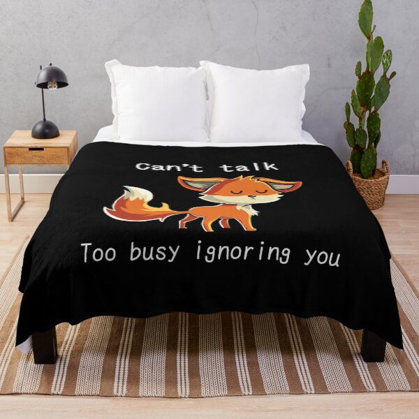 Item preview, Too Busy Ignoring You Fox designed and sold by designeclipse.