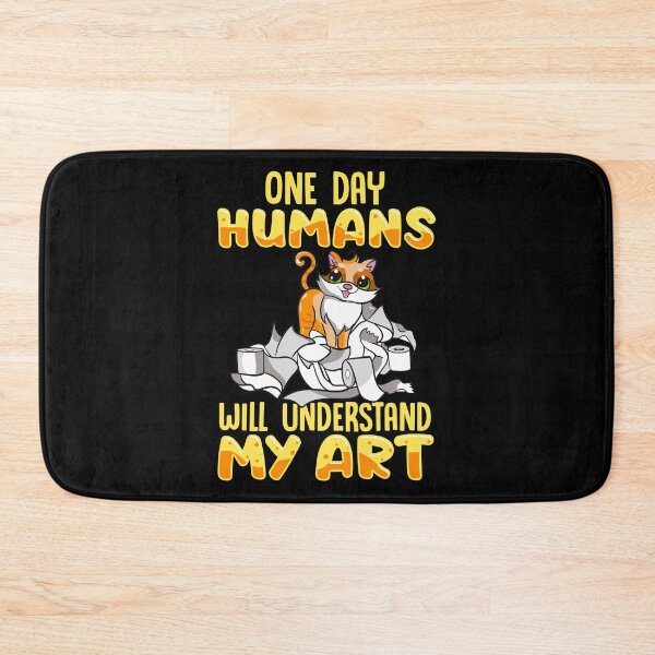 Item preview, Cute Cat One Day Humans Will Understand My Art designed and sold by perfectpresents.