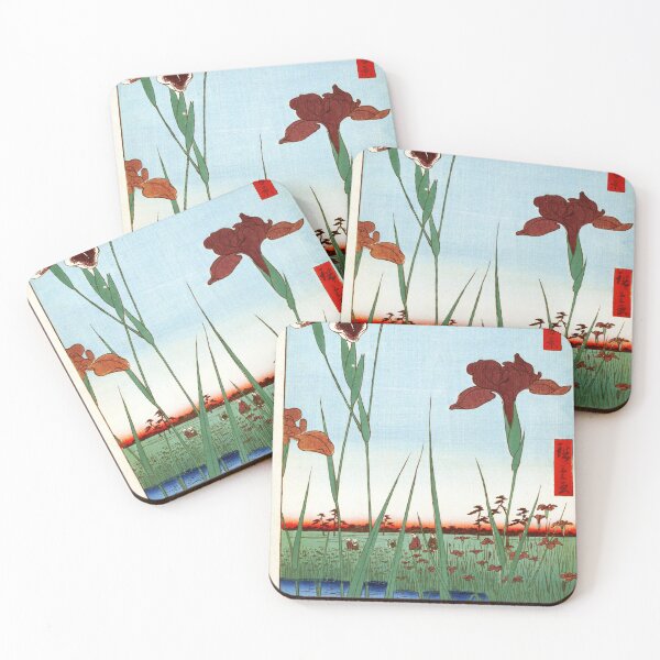 Item preview, Utagawa Hiroshige - Horikiri Iris Garden designed and sold by Hangastudio.