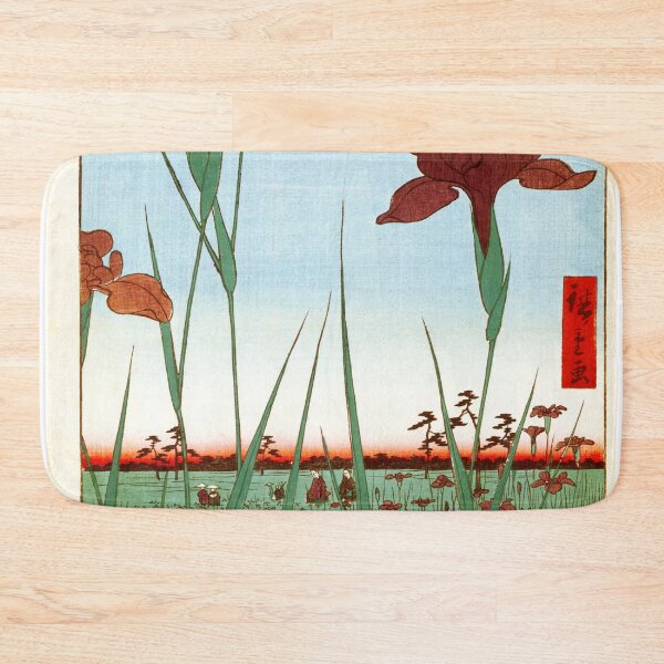 Item preview, Utagawa Hiroshige - Horikiri Iris Garden designed and sold by Hangastudio.