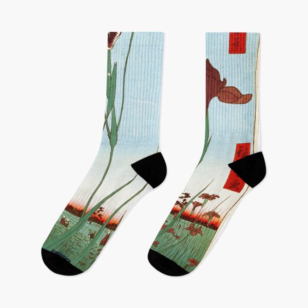 Item preview, Utagawa Hiroshige - Horikiri Iris Garden designed and sold by Hangastudio.