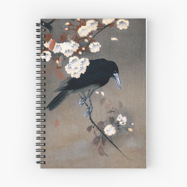 Item preview, Ohara Koson - Crow and blossom 1923 designed and sold by Hangastudio.