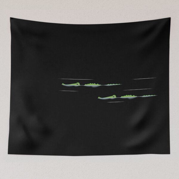 Item preview, Cartoon Swimming Gator designed and sold by SanfordStudio.