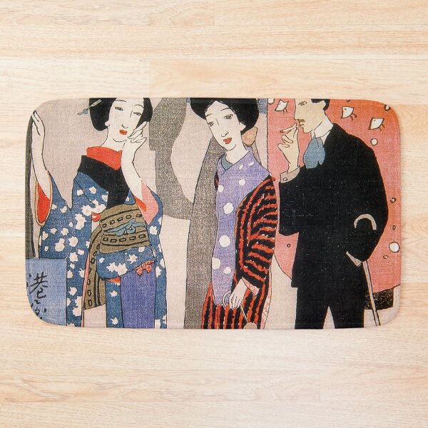 Item preview, Yumeji Takehisa - Minatoya Print Shop 1914 designed and sold by Hangastudio.