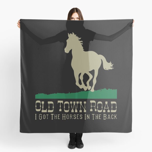 Old Town Road Scarves Redbubble - billy cyrus old town road roblox music code