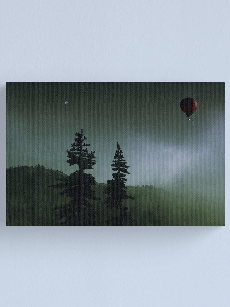 Alternate view of balloon over Whistler_ Canvas Print