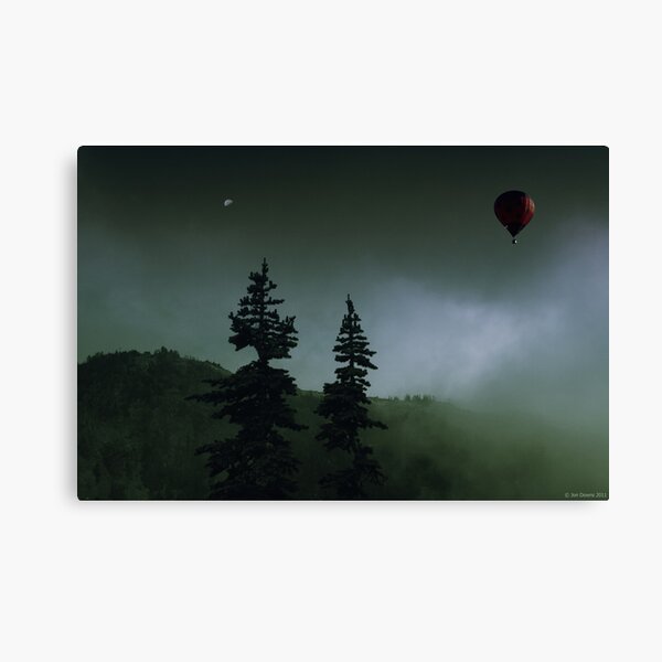 balloon over Whistler_ Canvas Print