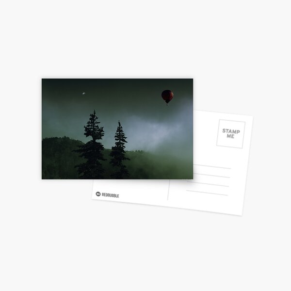 balloon over Whistler_ Postcard