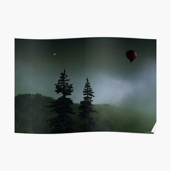 balloon over Whistler_ Poster