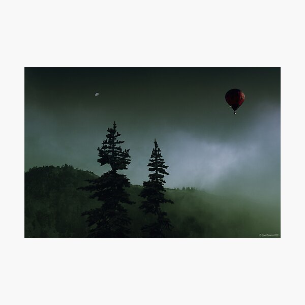 balloon over Whistler_ Photographic Print