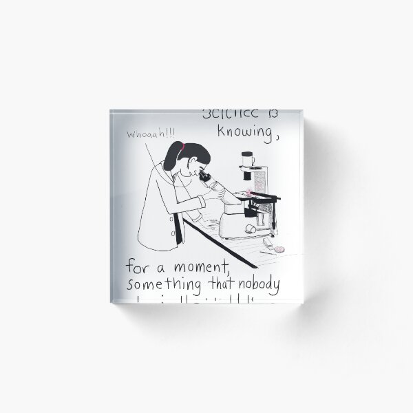 Science Moment Acrylic Block