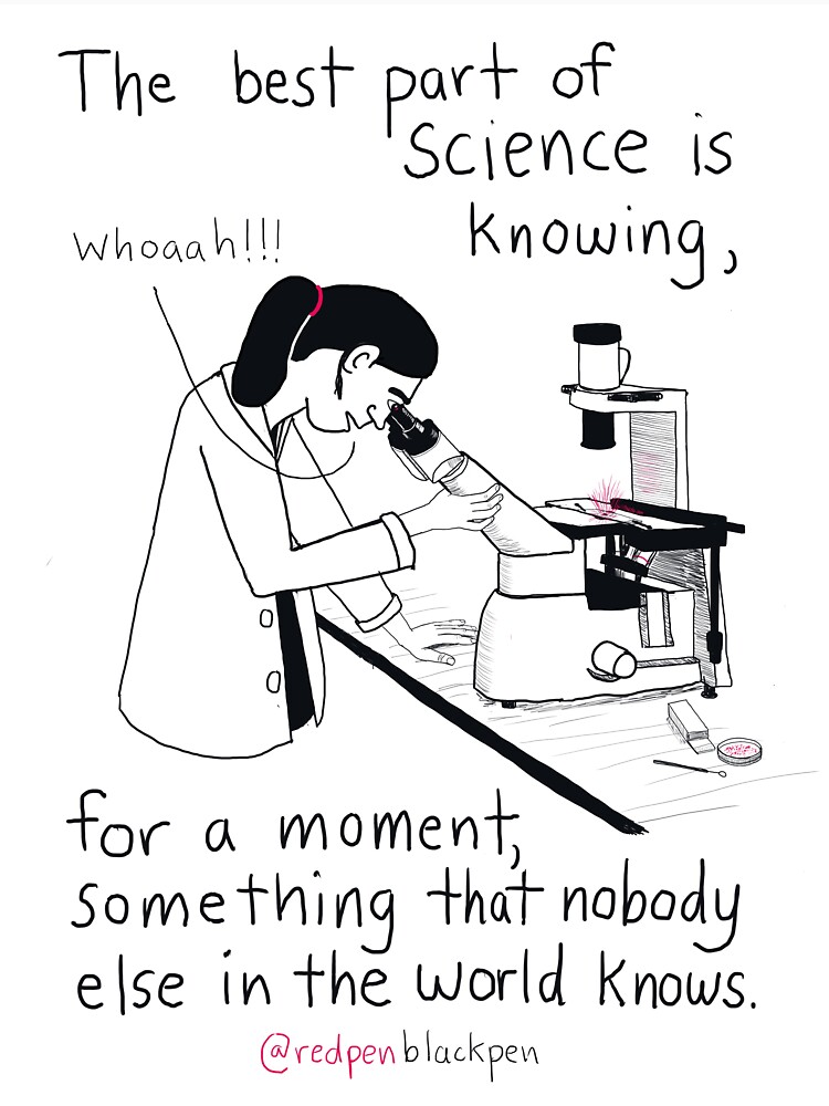 Science Moment by redpenblackpen