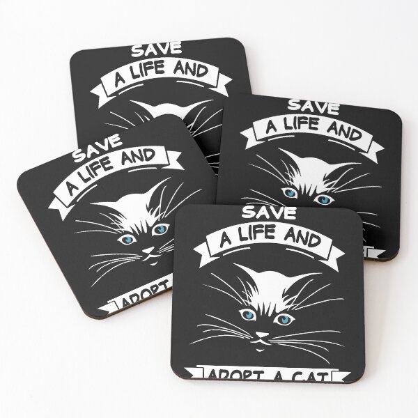 Item preview, Adopt cat save lives designed and sold by waldemarriefert.