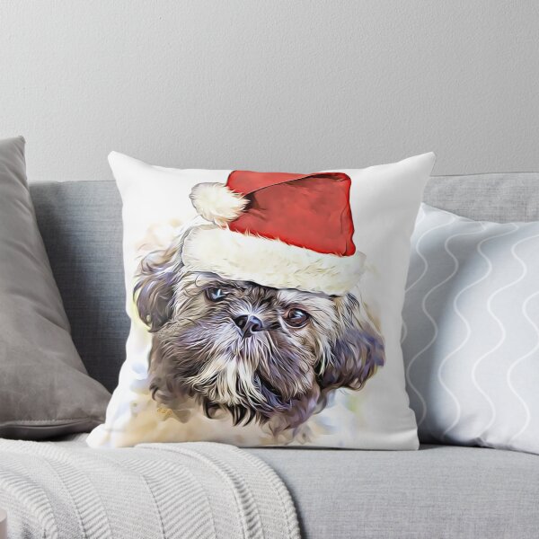 Item preview, Christmas Shih Tzu dog designed and sold by ritmoboxers.
