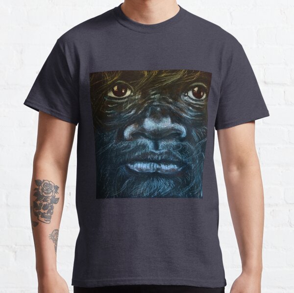 Sasquatch Boy On A Windy Day Classic T-Shirt