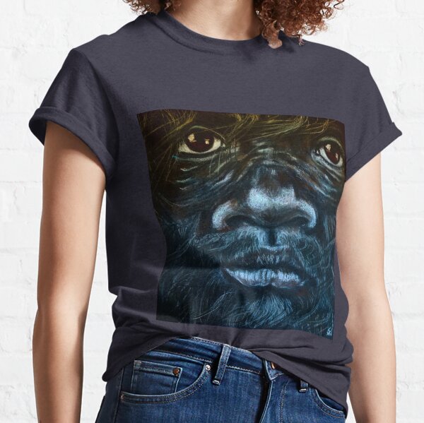 Sasquatch Boy On A Windy Day Classic T-Shirt