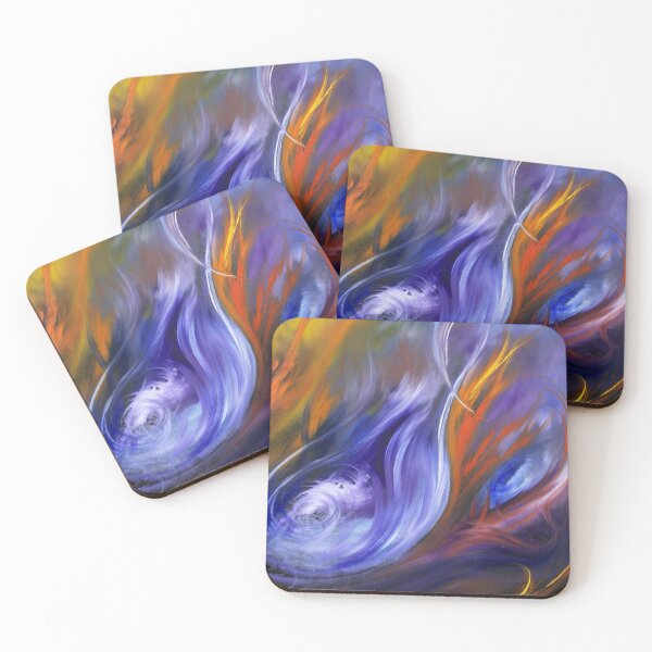 Item preview, Earth, Wind and Fire - acrylic abstract designed and sold by valerie travers.
