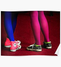 Fluorescent Legs Poster