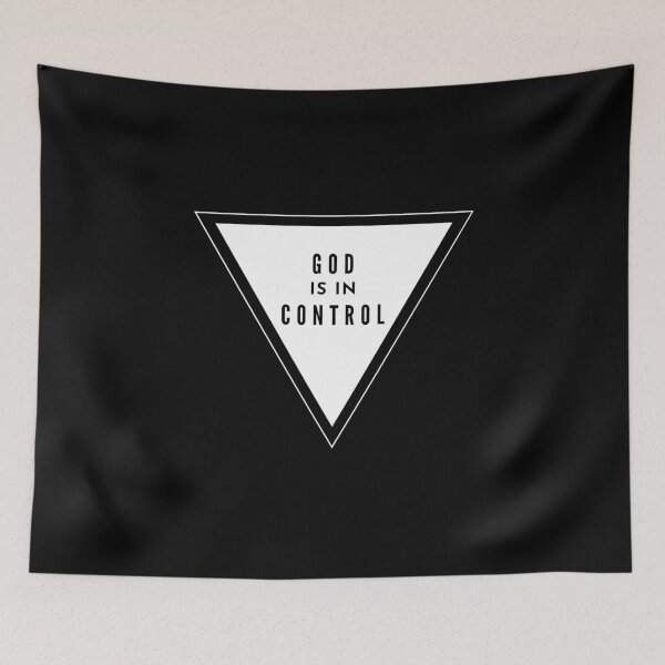 Item preview, Christian quote God is in control designed and sold by pureheartvision.