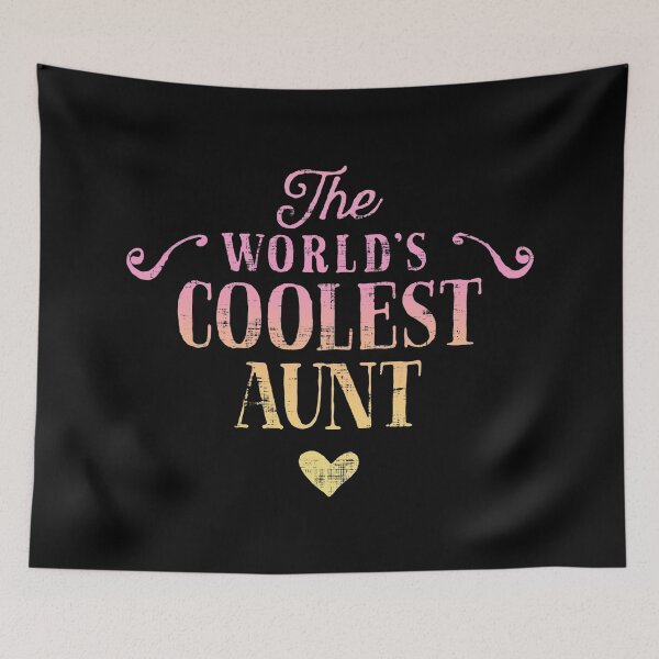 Item preview, The World's Coolest Aunt designed and sold by ElasticBlush.