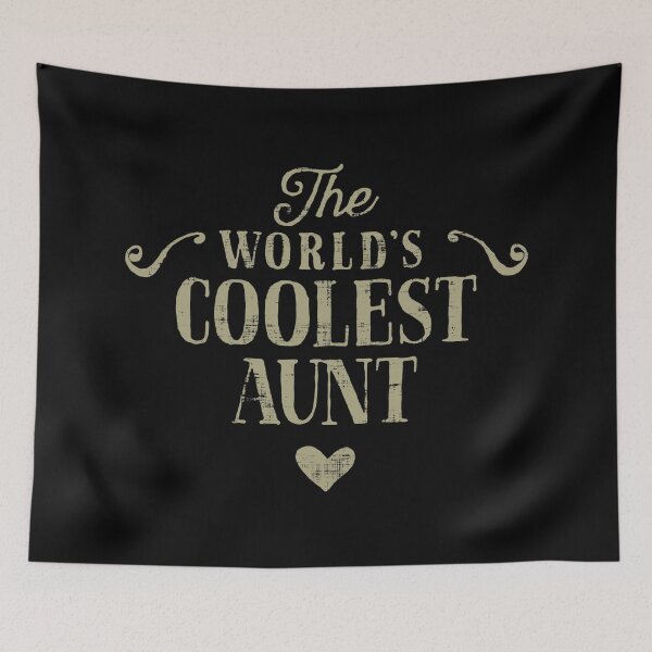 Item preview, The World's Coolest Aunt designed and sold by ElasticBlush.