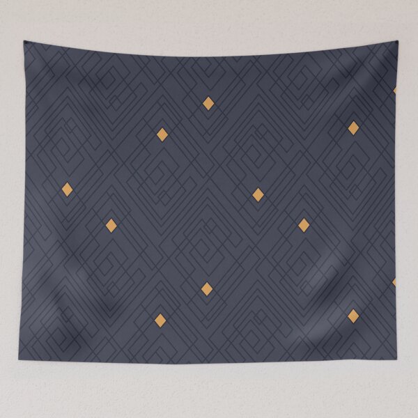 Item preview, Retro Blue Pattern 2 designed and sold by Olga   Ryzhychenko.