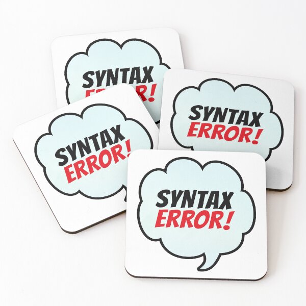 Item preview, Syntax Error Speech Bubble designed and sold by SassyClassyMe.