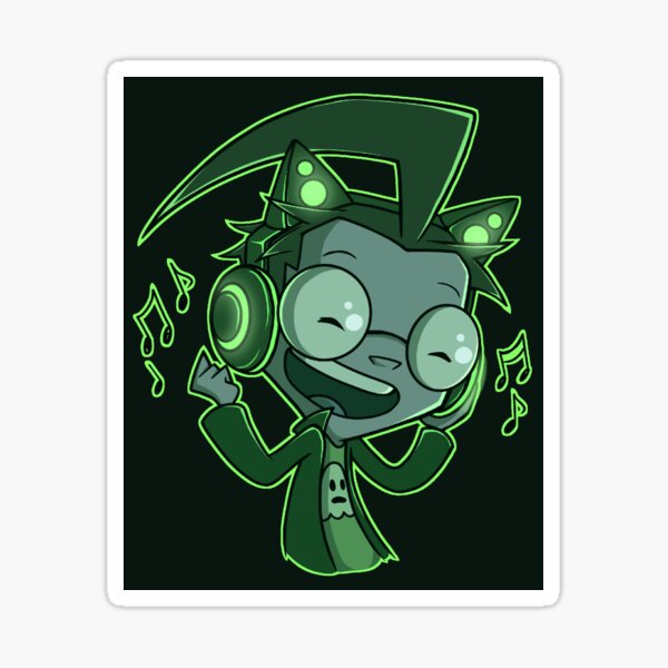 Neon Dib - Green Sticker