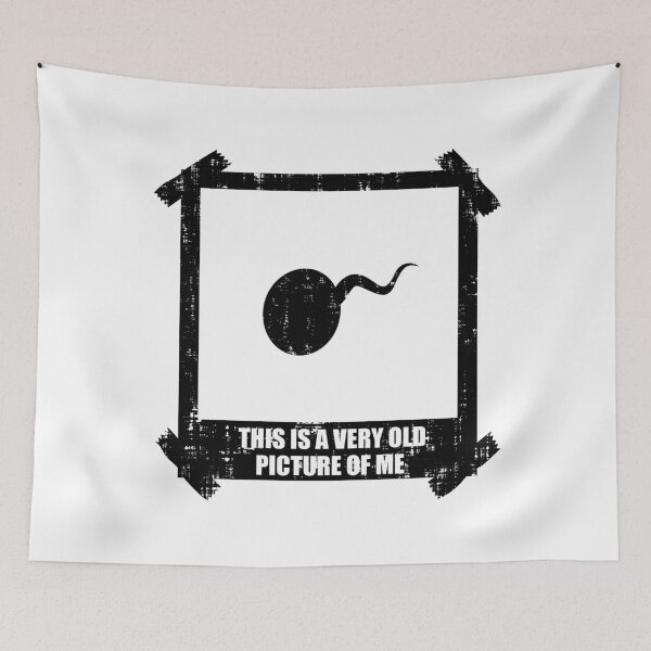 Item preview, This Is A Very Old Picture Of Me - Funny Sperm designed and sold by ElasticBlush.