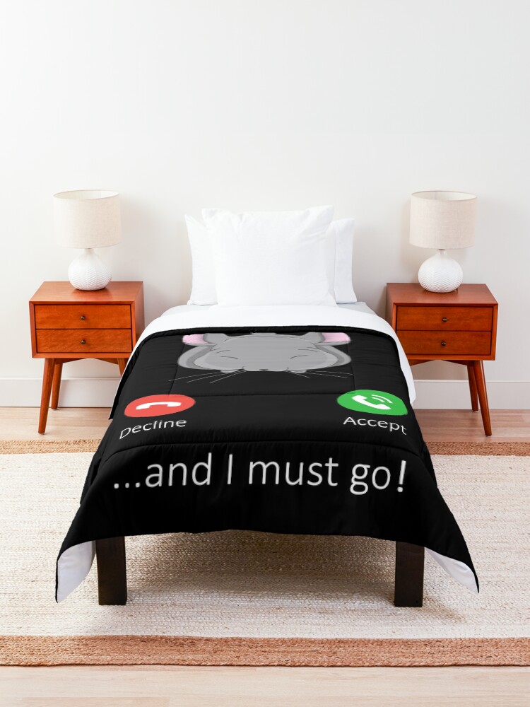 Alternate view of My Chinchilla is calling Comforter