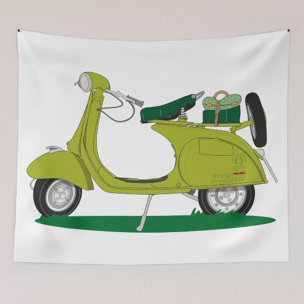 Item preview, Moto scooter Italy Vintage Verde designed and sold by Luca Mesini.