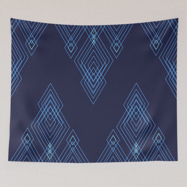 Item preview, Modern Blue Tribal designed and sold by Olga   Ryzhychenko.