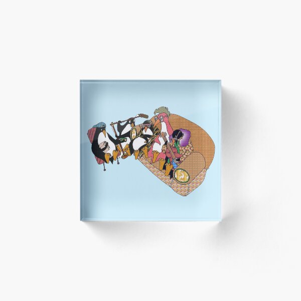Couch Surfing Acrylic Block