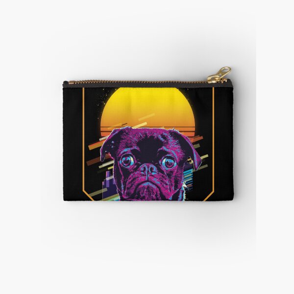 Item preview, Retro 80s Pug designed and sold by BGCollections.