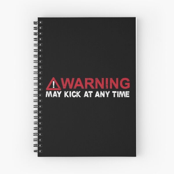 Item preview, Warning May Kick At Any Time Maternity designed and sold by ElasticBlush.